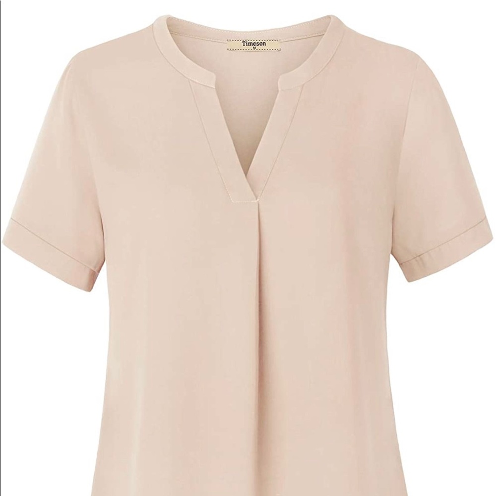 Timeson women’s V neck blouse size M